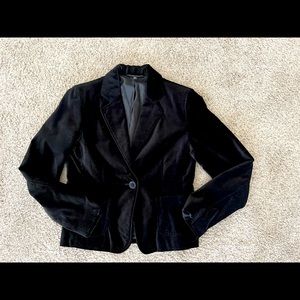 Black Velour Blazer/Jacket